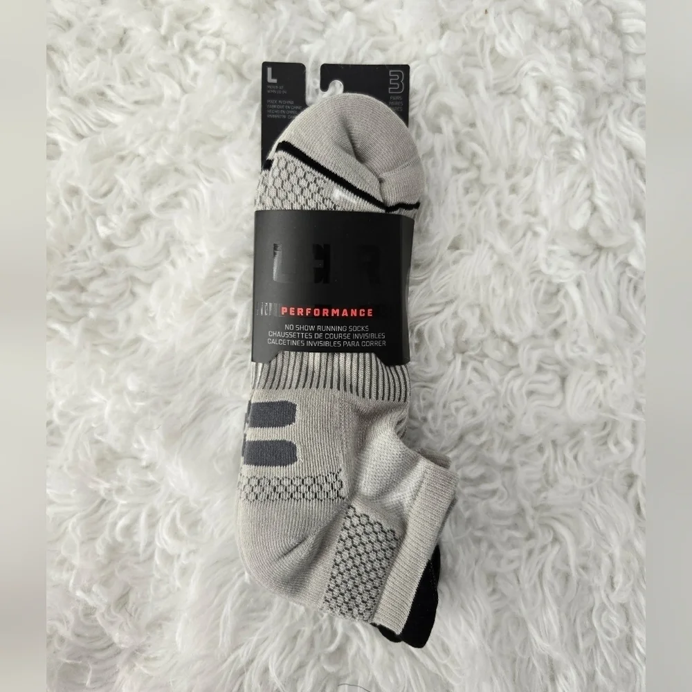 LCKR 3 Pack Performance Quarter Socks. Size Large. New.